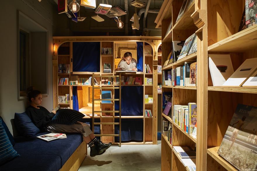 Sự kết hợp độc đáo giữa thư viện và giường ngủ - Ảnh 3