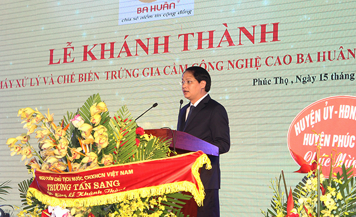 Khánh thành nhà máy xử lý trứng gia cầm công nghệ cao tại Hà Nội - Ảnh 2