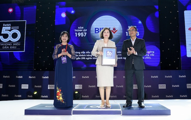 BIDV vào Top 50 thương hiệu dẫn đầu 2020 - Ảnh 1