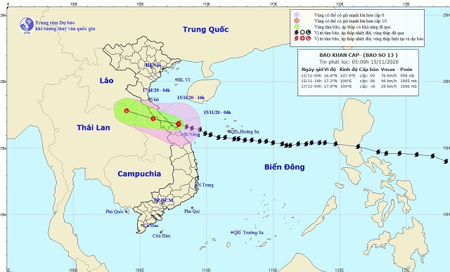 Bão số 13 đổ bộ Hà Tĩnh - Thừa Thiên Huế gây mưa to, gió giật đến cấp 12 - Ảnh 1