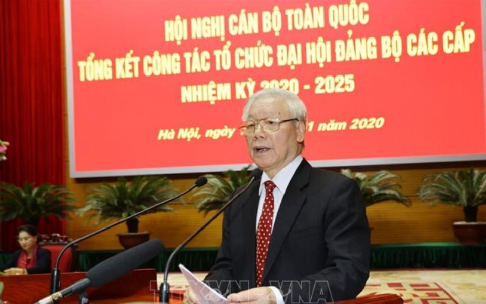 Phát biểu của Tổng Bí thư, Chủ tịch nước Nguyễn Phú Trọng tại Hội nghị cán bộ toàn quốc - Ảnh 1