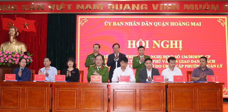 Quận Hoàng Mai: Bàn giao cơ sở về phòng cháy chữa cháy cho cấp phường - Ảnh 1