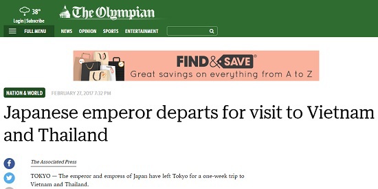 Truyền thông Nhật đưa tin đậm về chuyến thăm Việt Nam của Nhật hoàng - Ảnh 4