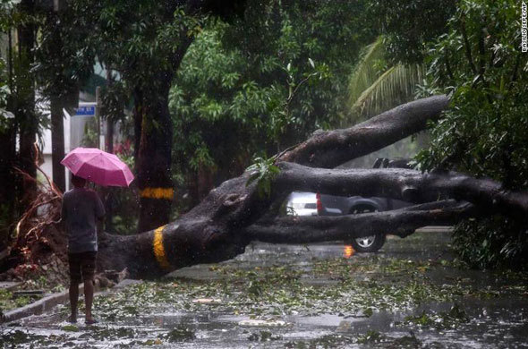 Thủ đô Manila tê liệt sau khi bão Vamco đổ bộ vào Philippines - Ảnh 1
