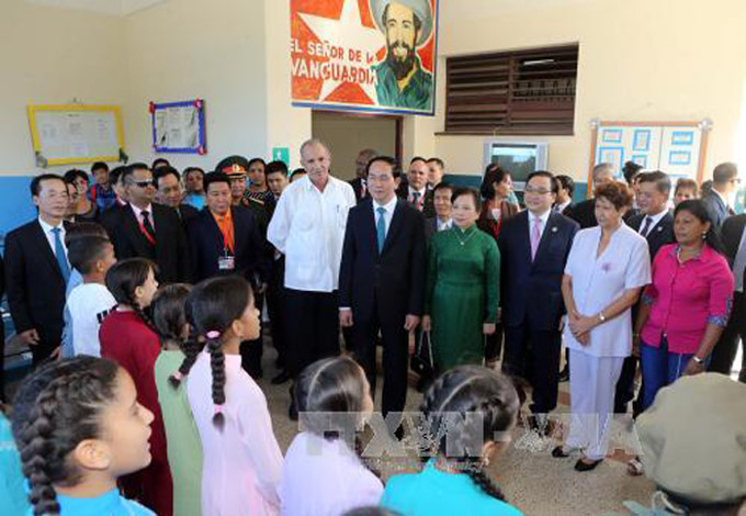 Toàn cảnh: Chủ tịch nước Trần Đại Quang thăm chính thức Cuba - Ảnh 12