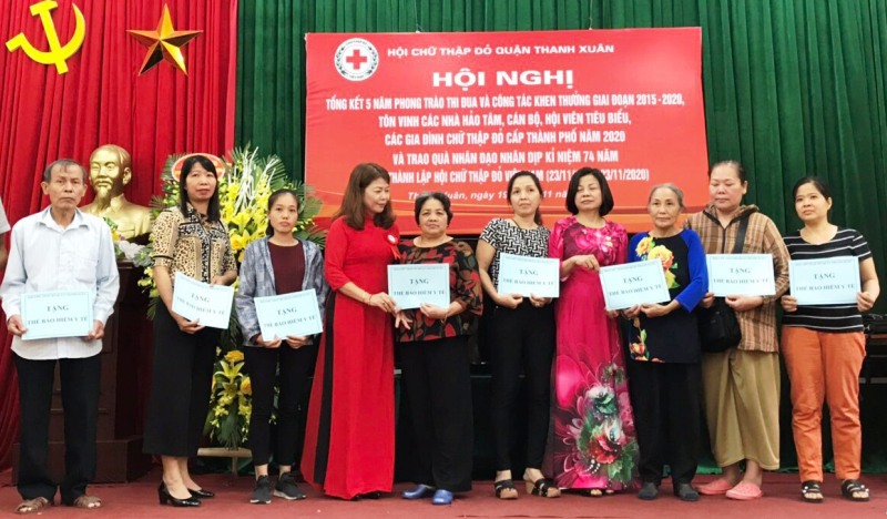 Quận Thanh Xuân: Nhiều hoạt động trong phong trào nhân đạo - Ảnh 1