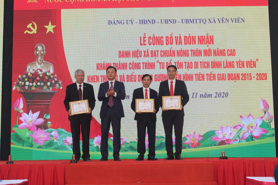 Xã Yên Viên đón Bằng công nhận danh hiệu Xã đạt chuẩn nông thôn mới nâng cao - Ảnh 5