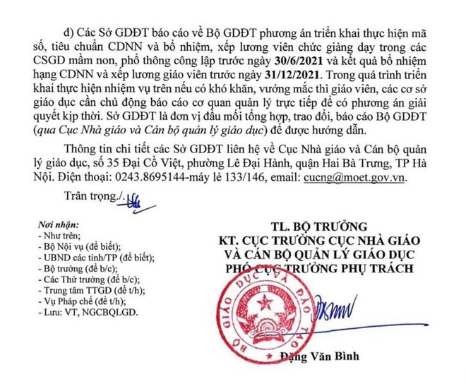 Bộ GD&ĐT quán triệt việc bổ nhiệm và xếp hạng giáo viên - Ảnh 3