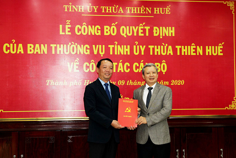 Ông Phan Thiên Định giữ chức Bí thư Thành ủy Huế - Ảnh 1