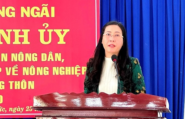 Bí thư Tỉnh ủy Quảng Ngãi: Phải tạo điều kiện cho nông dân phát triển sản xuất - Ảnh 1