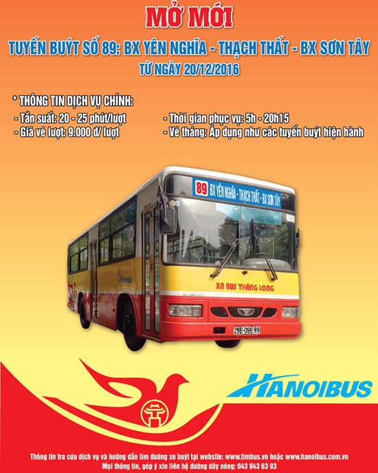 Tổng Công ty Vận tải Hà Nội mở thêm 2 tuyến xe buýt - Ảnh 1