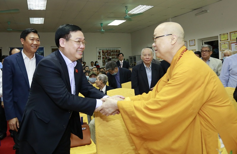 Bí thư Thành ủy Vương Đình Huệ dự Ngày hội Đại đoàn kết toàn dân tộc tại quận Tây Hồ - Ảnh 2