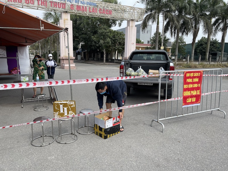 Hải Dương: Phong tỏa chặt chẽ doanh nghiệp ở huyện Cẩm Giàng - Ảnh 1