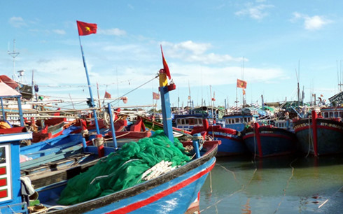 Ngăn chặn tình trạng cản trở tàu cá vãng lai vào cảng Cà Ná - Ảnh 1