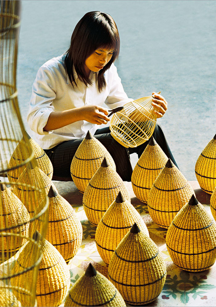 Nét đẹp nghề truyền thống mây tre đan Phú Vinh - Ảnh 8