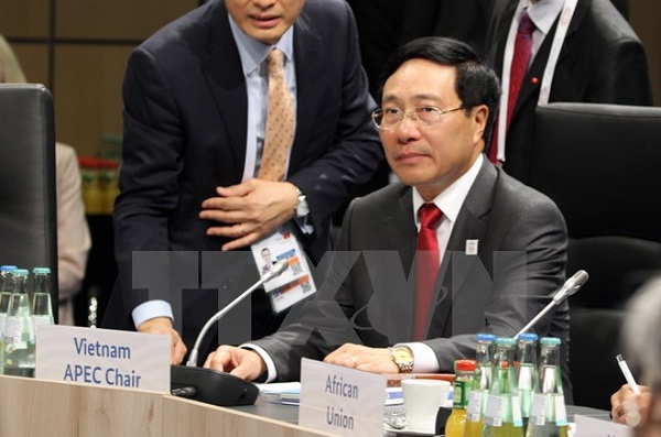 Việt Nam kêu gọi hợp tác toàn cầu tại Hội nghị Bộ trưởng Ngoại giao G20 - Ảnh 1