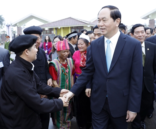 Chủ tịch nước Trần Đại Quang: Tiếp tục bảo tồn, phát huy các giá trị văn hóa truyền thống - Ảnh 1