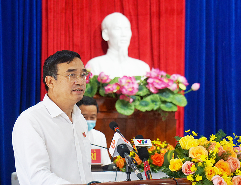 Tân Chủ tịch UBND TP Đà Nẵng Lê Trung Chinh có buổi tiếp xúc cử tri đầu tiên - Ảnh 1