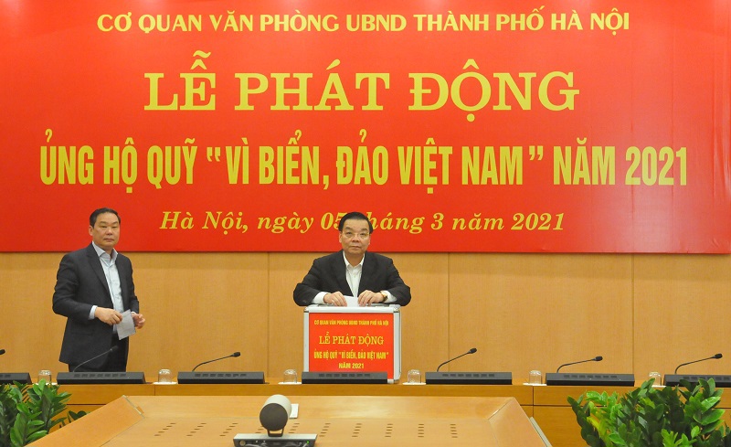 Văn phòng UBND TP Hà Nội phát động ủng hộ quỹ "Vì biển, đảo Việt Nam" năm 2021 - Ảnh 1
