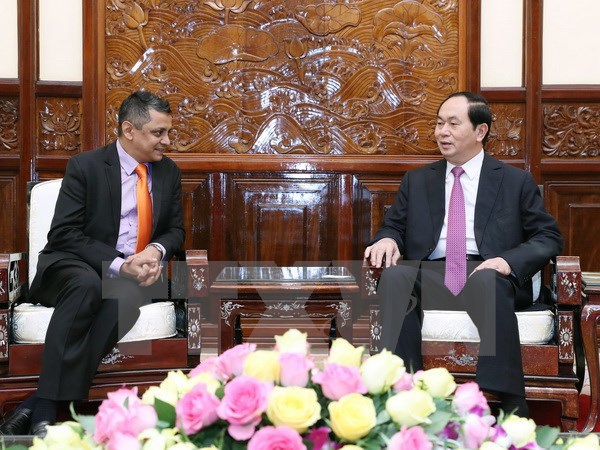 Chủ tịch nước tiếp Tổng Giám đốc tập đoàn TATA tại Việt Nam - Ảnh 1