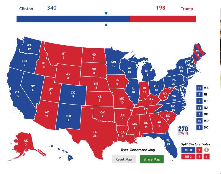 Bầu cử Tổng thống Mỹ: Dự báo cuối cùng bà Hillary sẽ thắng - Ảnh 16