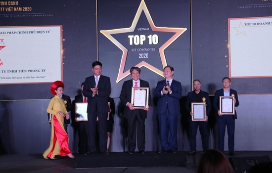 Tiền Phong TF đạt danh hiệu top 10 doanh nghiệp CNTT 2020 - Ảnh 1