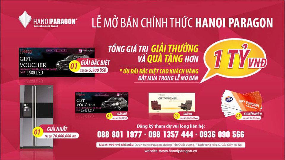 Hanoi Paragon chính thức mở bán với tổng giá trị giải thưởng lên tới hơn 1 tỷ đồng - Ảnh 3