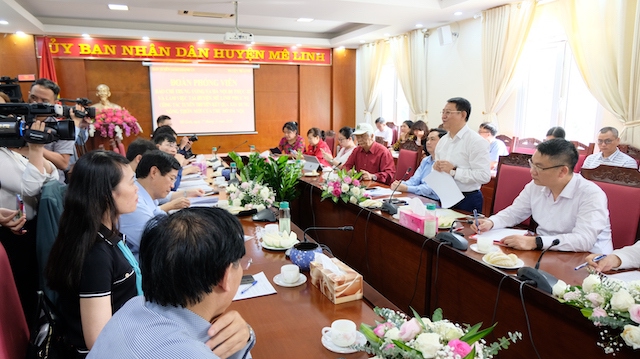 Kinh tế huyện Mê Linh dự kiến tăng trưởng 7,7% trong năm 2020 - Ảnh 1