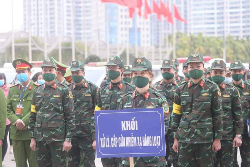 Hơn 300 cán bộ, chiến sĩ diễn tập y tế phục vụ Đại hội Đảng XIII - Ảnh 7