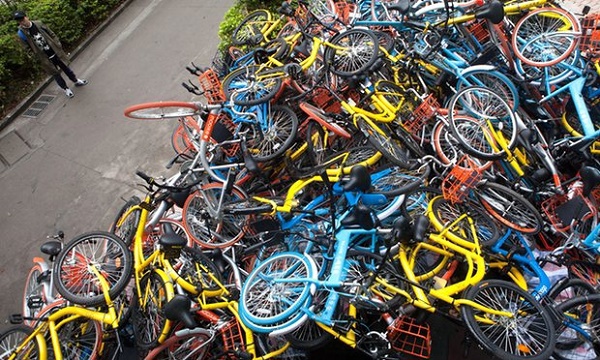 Dự án đi xe đạp vì môi trường tại Trung Quốc "phá sản" - Ảnh 1