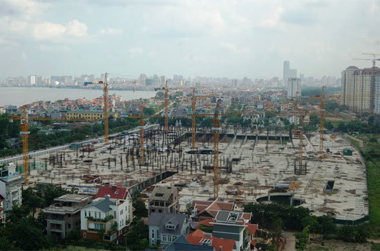Sắp hồi sinh dự án trung tâm thương mại lớn nhất Hà Nội - Ảnh 1