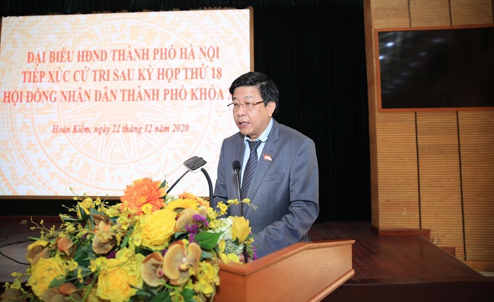 Đại biểu HĐND TP Hà Nội tiếp xúc cử tri quận Hoàn Kiếm - Ảnh 2