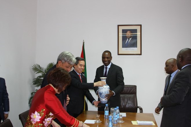 Trưởng Ban Kinh tế Trung ương thăm và làm việc tại Mozambique - Ảnh 1