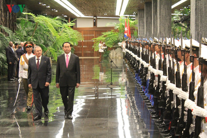 Toàn cảnh: Chủ tịch nước Trần Đại Quang thăm chính thức Cuba - Ảnh 7