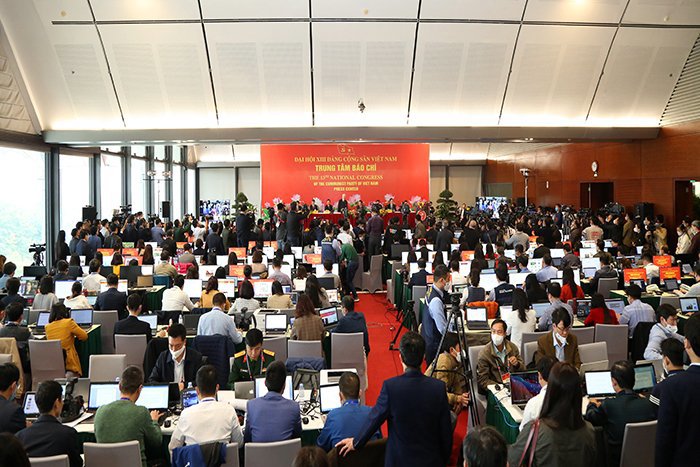 Tổng Bí thư Nguyễn Phú Trọng chủ trì họp báo sau Đại hội XIII: Thành công của Đại hội là "dân phải giàu, nước phải mạnh" - Ảnh 4