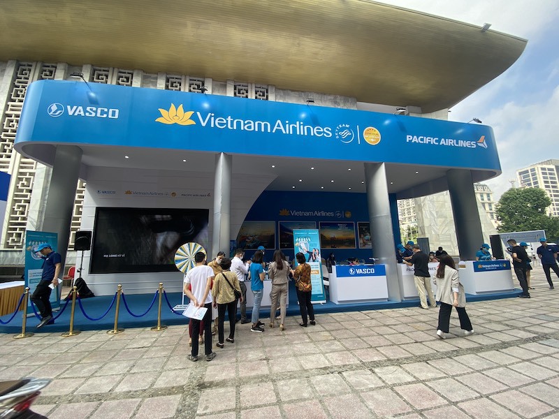 [Ảnh] Hội chợ Du lịch Quốc tế Việt Nam 2020 khai mạc tại Hà Nội - Ảnh 3