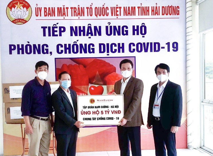 Tập đoàn Nam Cường tiếp sức Hải Dương phòng chống dịch Covid-19 - Ảnh 1