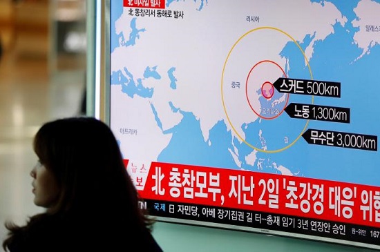 Triều Tiên phóng liền 3 tên lửa vào vùng biển Nhật Bản - Ảnh 1