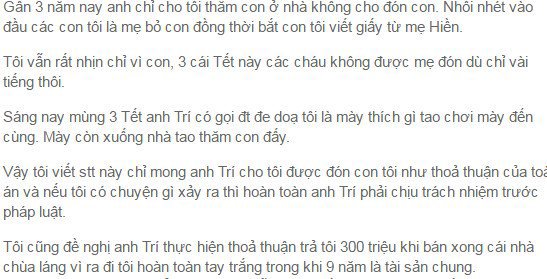 Bị tố thuê ‘xã hội đen’ ép vợ bỏ con, người chồng nói gì? - Ảnh 1