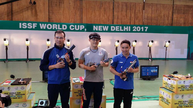 Hoàng Xuân Vinh giành HCB Cúp bắn súng thế giới 2017 - Ảnh 1
