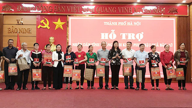 Hà Nội hỗ trợ kinh phí xây, sửa nhà cho người dân tỉnh Quảng Bình - Ảnh 2