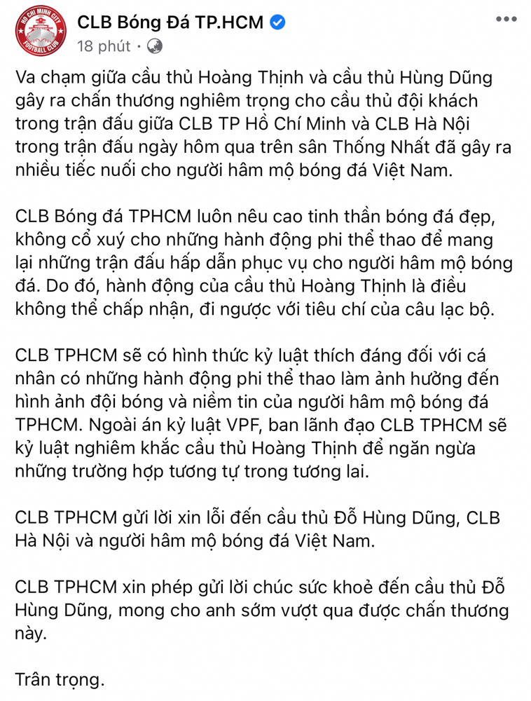 Đỗ Hùng Dũng được phẫu thuật thành công, TP Hồ Chí Minh lên án mạnh mẽ Hoàng Thịnh - Ảnh 2