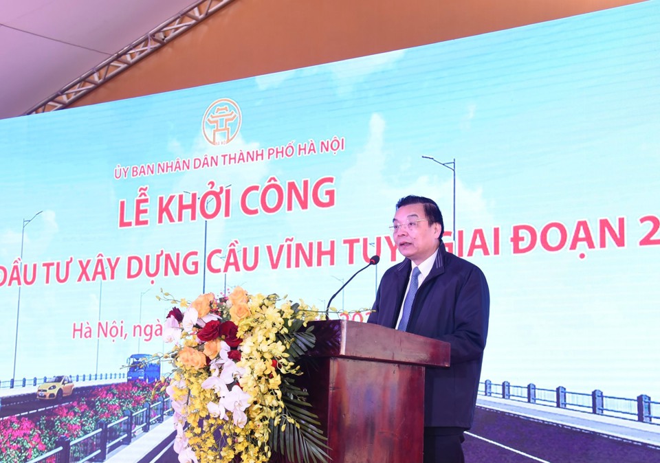 Hà Nội: Khởi công cầu Vĩnh Tuy giai đoạn 2 với mức đầu tư hơn 2.500 tỷ đồng - Ảnh 3