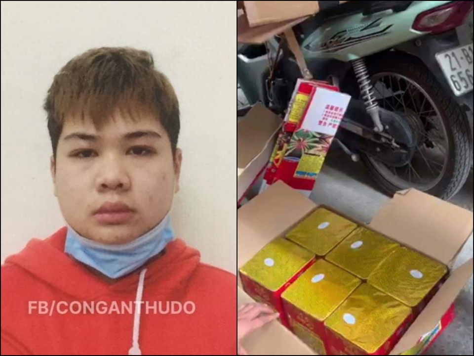 Hà Nội: Mua bán pháo nổ ở Nghĩa Đô, nam thanh niên bị bắt quả tang - Ảnh 1