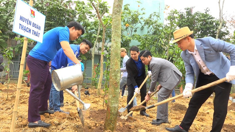 Phát động lễ trồng cây kỷ niệm ngày thành lập Đoàn - Ảnh 1