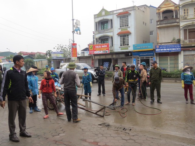 Thị trấn Đại Nghĩa, huyện Mỹ Đức: “Đòi” lại vỉa hè cho người đi bộ - Ảnh 7