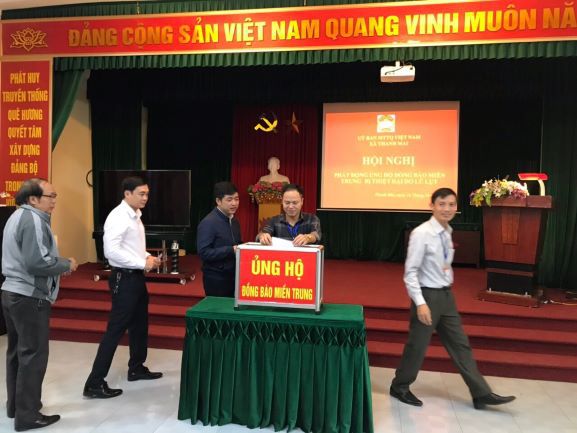 Huyện Thanh Oai ủng hộ hơn 1 tỷ đồng cho đồng bào vùng lũ miền Trung - Ảnh 2