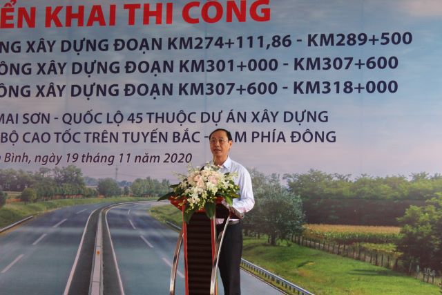 Thi công thêm 3 gói thầu của tuyến cao tốc Mai Sơn - Quốc lộ 45 - Ảnh 1