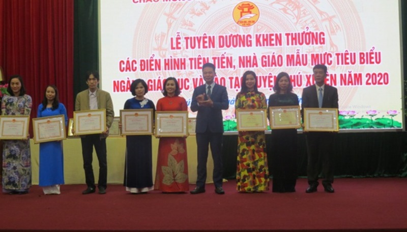 109 học sinh các trường tại Phú Xuyên đạt giải kỳ thi cấp Quốc gia và Thành phố - Ảnh 1