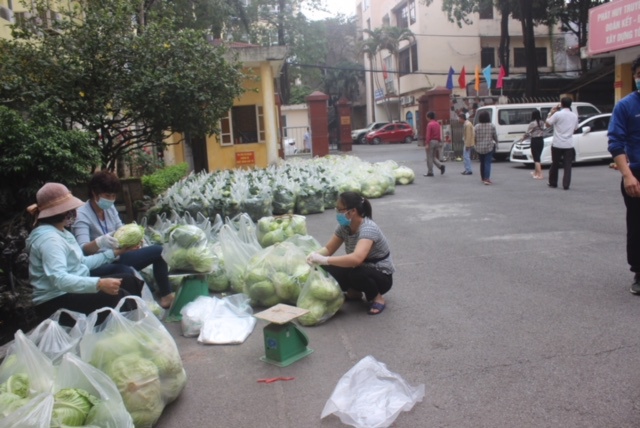 Hội Nông dân TP Hà Nội hỗ trợ nông dân Hải Dương, Mê Linh tiêu thụ gần 40 tấn rau, củ, quả - Ảnh 2
